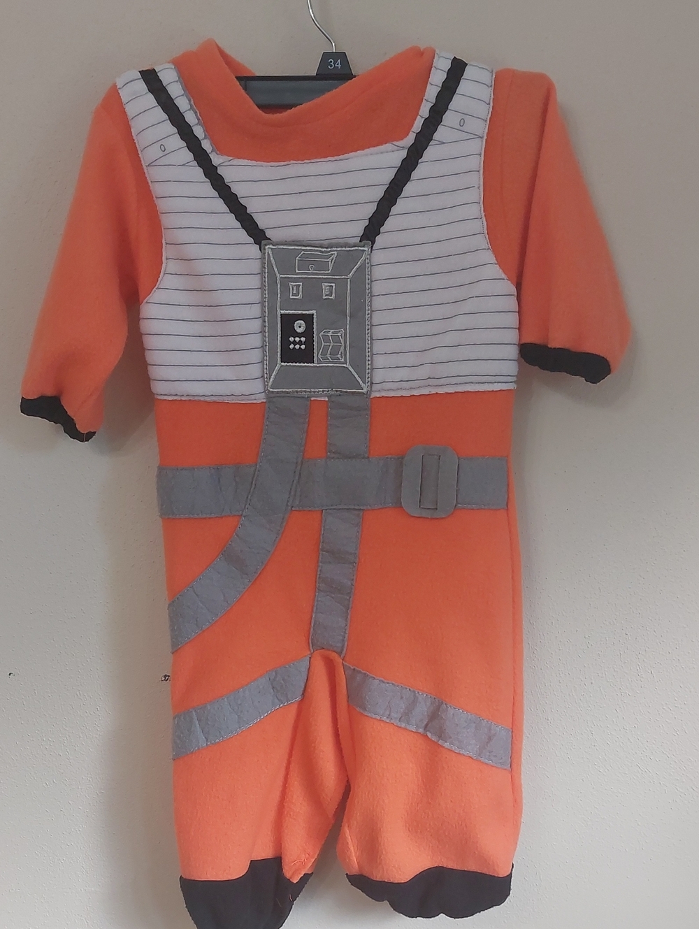 Star Wars X-Wing Fighter Pilot Toddler Fleece Costume Jumpsuit Costume Jumpsuit